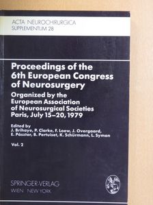 E. A. Iba-Zizen - Proceedings of the 6th European Congress of Neurosurgery [antikvár]