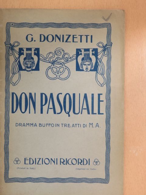 Gaetano Donizetti - Don Pasquale [antikvár]