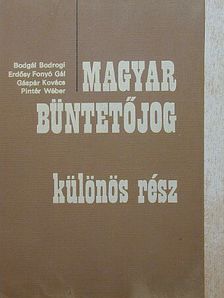 Dr. Bodgál Zoltán - Magyar büntetőjog [antikvár]