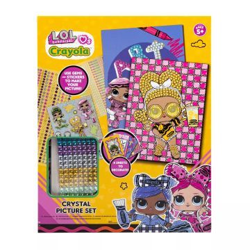 L.O.L. x Crayola: Kristálykép készítő készlet