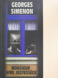 Georges Simenon - Monsieur Hire jegyessége [antikvár]