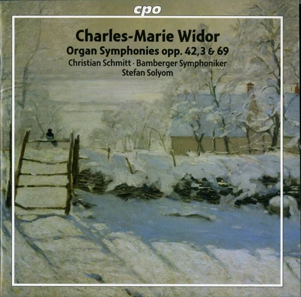 WIDOR - ORGAN SYMPHONIES OPP.42,3 &69 CD