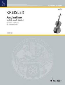 KREISLER - ANDANTINO IM STILE VON P. MARTINI FÜR VIOLINE UND KLAVIER