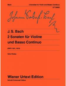 J. S. Bach - 2 SONATEN FÜR VIOLINE UND BASSO CONTINUO BWV 1021,1023 (KEHR-STOLZE)URTEXT