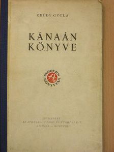 Krúdy Gyula - Kánaán könyve [antikvár]