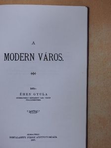 Éhen Gyula - A modern város [antikvár]