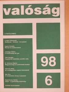 Bán Éva - Valóság 1998. június [antikvár]