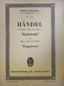 Georg Friedr. Händel - Overture from the Opera "Rodelinda" and Suite from the Ballet "Terpsicore" [antikvár]