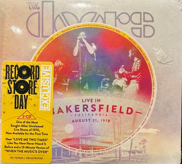 The Doors - LIVE IN BAKERSFIELD 1970 2CD THE DOORS