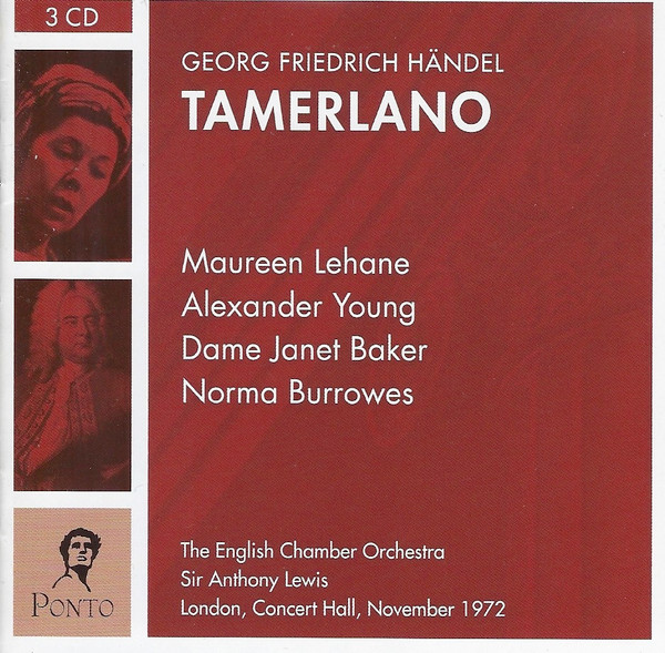 Handel - TAMERLANO 3CD SIR COLIN DAVIS