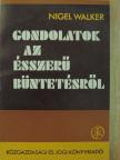 Michael Willmer - Gondolatok az ésszerű büntetésről [antikvár]