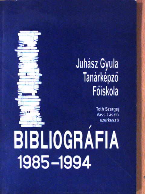 Bibliográfia 1985-1994 [antikvár]