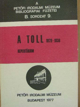 A toll (1929-1938) [antikvár]
