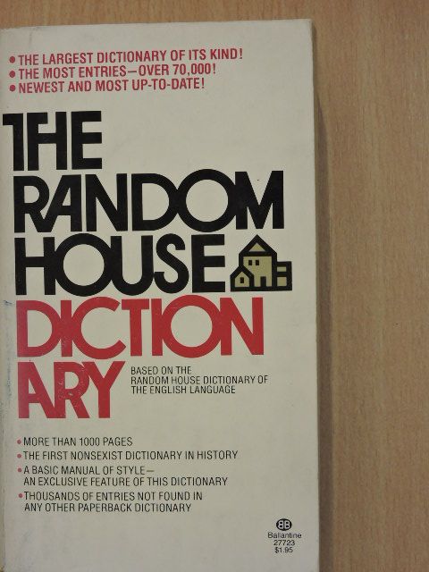 The Random House Dictionary [antikvár]