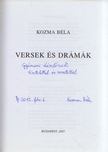 Kozma Béla - Versek és drámák (dedikált) [antikvár]