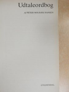Peter Molbaek Hansen - Udtaleordbog - Dansk udtale [antikvár]