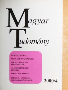 A. Etkind - Magyar Tudomány 2000. április [antikvár]