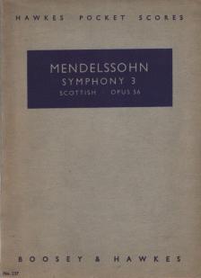 MENDELSSOHN - Symphony 3 [antikvár]