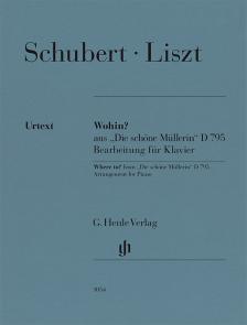 SCHUBERT / LISZT - WOHIN? AUS &quot;DIE SCHÖNE MÜLLERIN&quot; D 795, BEARB. FÜR KLAVIER
