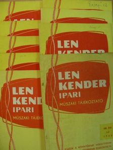 Len, Kender Ipari Műszaki Tájékoztató 1965. (nem teljes évfolyam) [antikvár]