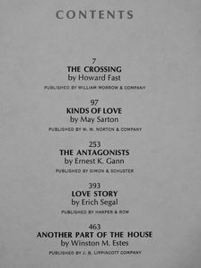 Erich Segal - The crossing/Kinds of Love/The Antagonists/Love Story/Another part of the house [antikvár]