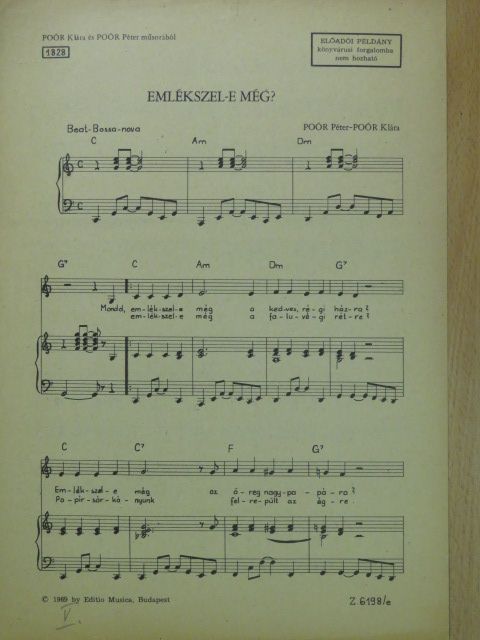 Poór Klára - Emlékszel-e még? [antikvár]