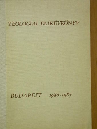 Dr. Herczeg Pál - Teológiai diákévkönyv 1986-1987 [antikvár]