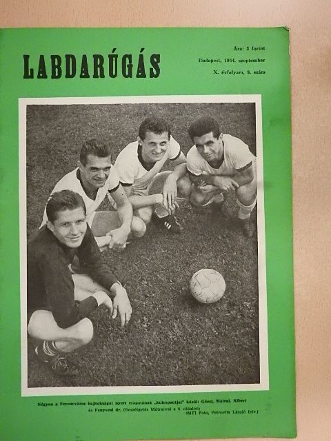 Mattanovich Béla - Labdarúgás 1964. szeptember [antikvár]
