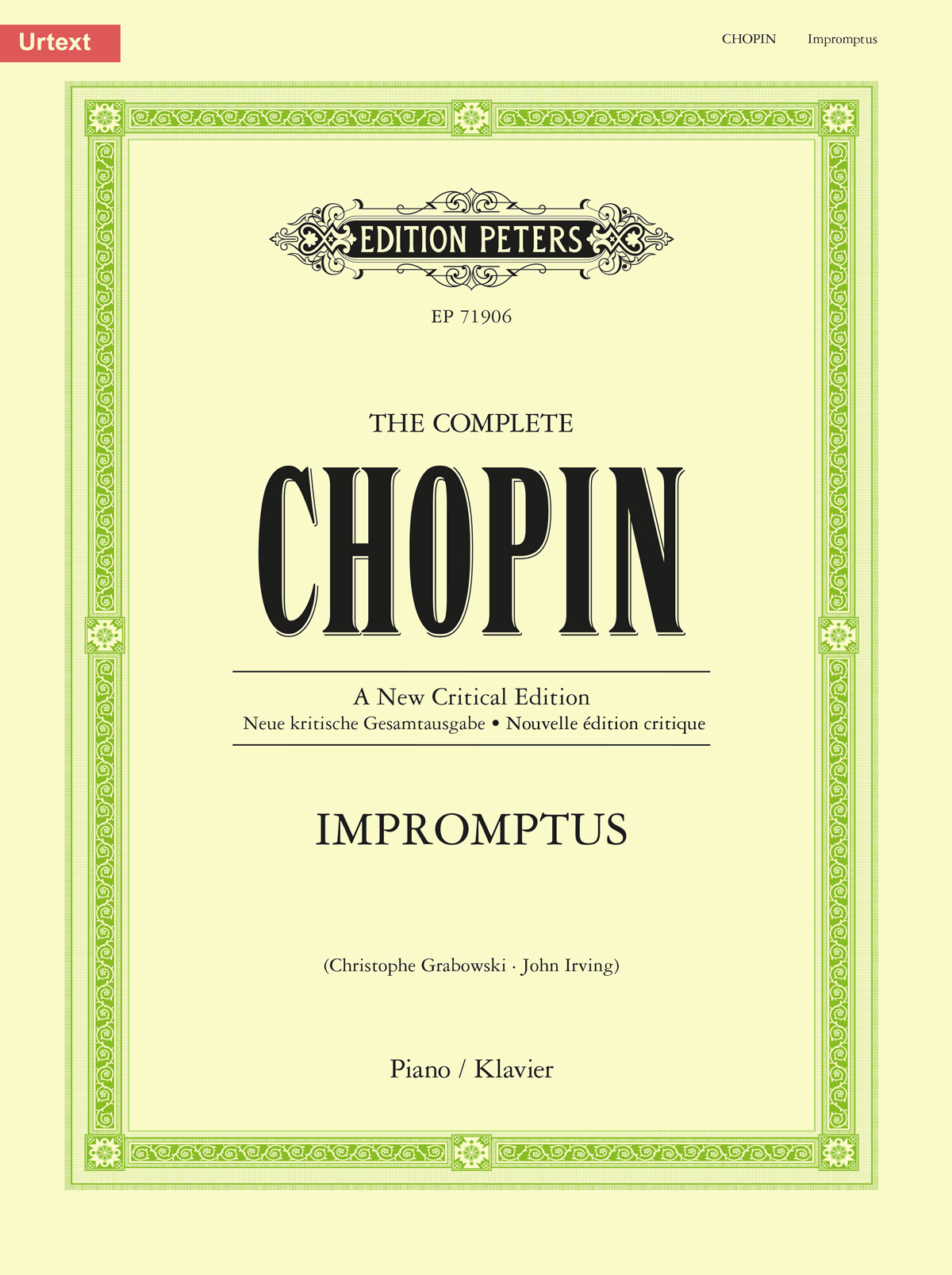Chopin - IMPROMPTUS (CH. GRABOWSKI & J. IRVING)