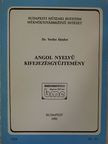 Angol nyelvű kifejezésgyűjtemény [antikvár]