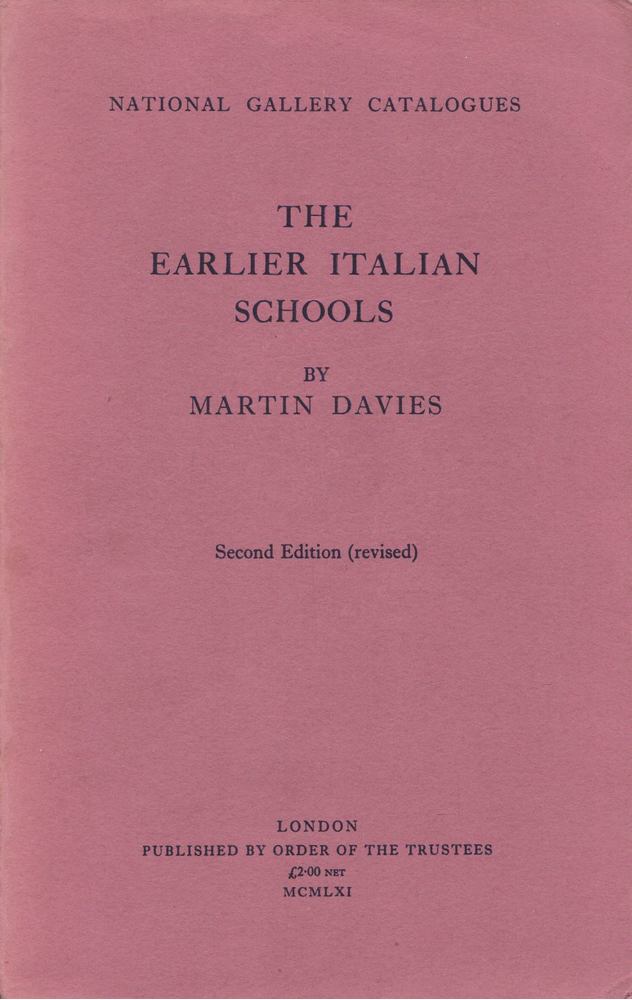 Martin Davies - The Earlier Italian Schools [antikvár]