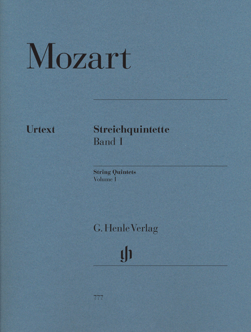 MOZART, W,A, - STREICHQUINTETTE BAND I URTEXT (HERTTRICH/SEIFFERT) STIMMEN