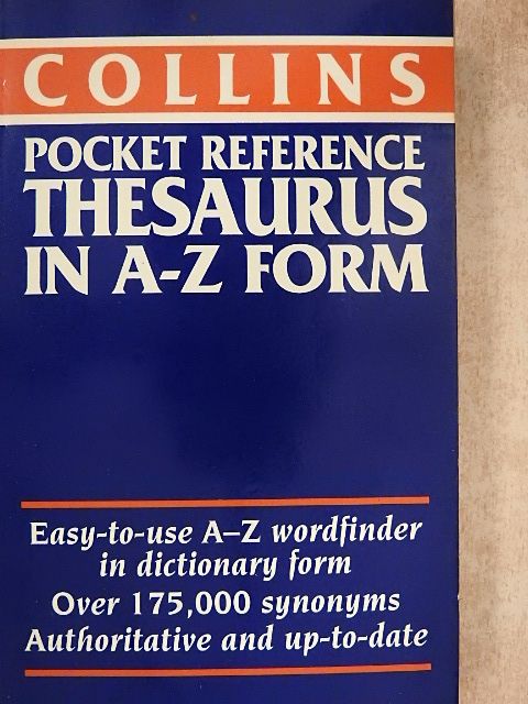 Collins Pocket Reference Thesaurus in A-Z form [antikvár]