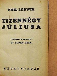 Emil Ludwig - Tizennégy júliusa [antikvár]