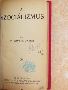 Dr. Kovács Gábor - A szociálizmus [antikvár]