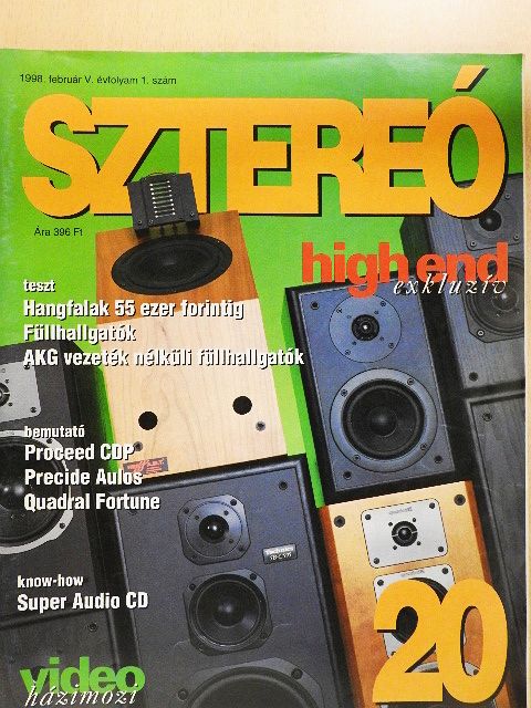 Czudar Péter - Sztereó 1998. február [antikvár]