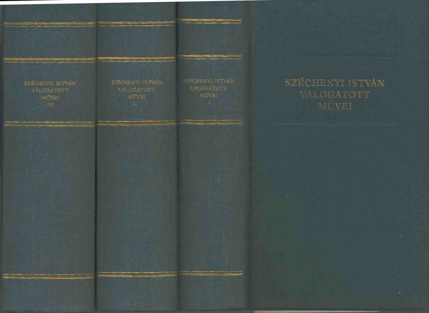 SZÉCHENYI ISTVÁN - Széchenyi István válogatott művei I-III. [antikvár]