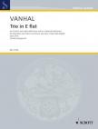 VANHAL - TRIO IN E FLAT FOR CLARINET AND VIOLIN WITH PIANO AND / OR VIOLONCELLO (BASSOON)
