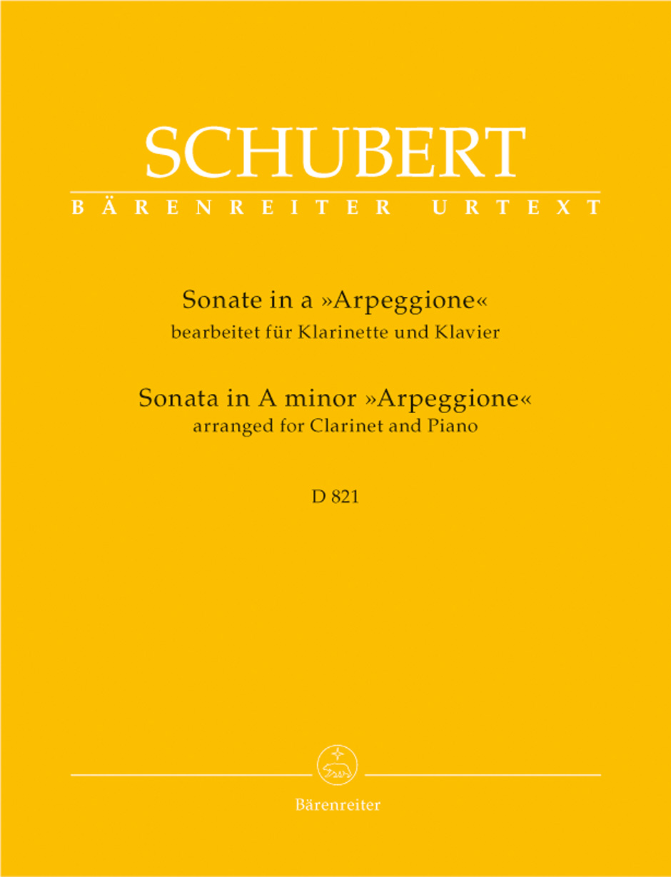 Franz Schubert - SONATE IN a "ARPEGGIONE" BEARBEITET FÜR KLARINETTE UND KLAVIER D 821