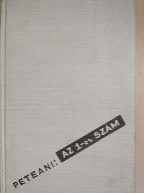 Maria von Peteani - Az 1-es szám [antikvár]