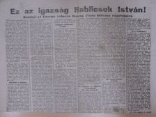 Romhányi Ferenc - Ez az igazság Hablicsek István! [antikvár]