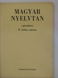 Szemere Gyula - Magyar nyelvtan II. [antikvár]