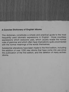 William Freeman - A Concise Dictionary of English Idioms [antikvár]