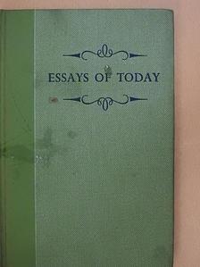 A. C. Benson - Essays of today [antikvár]