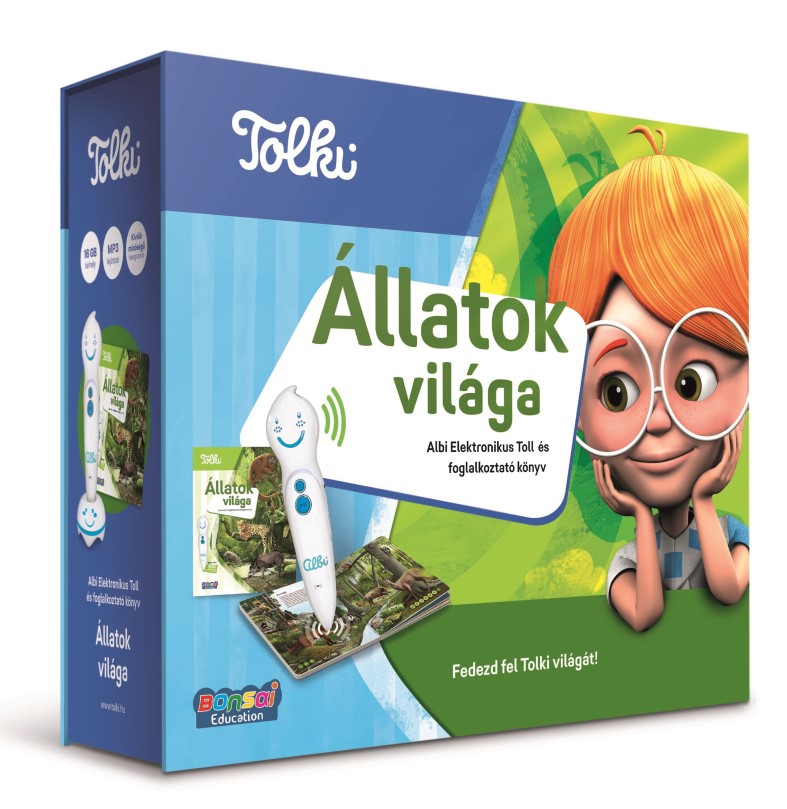 Tolki Állatok világa- Albi elektronikus toll és foglalkoztató hangoskönyv