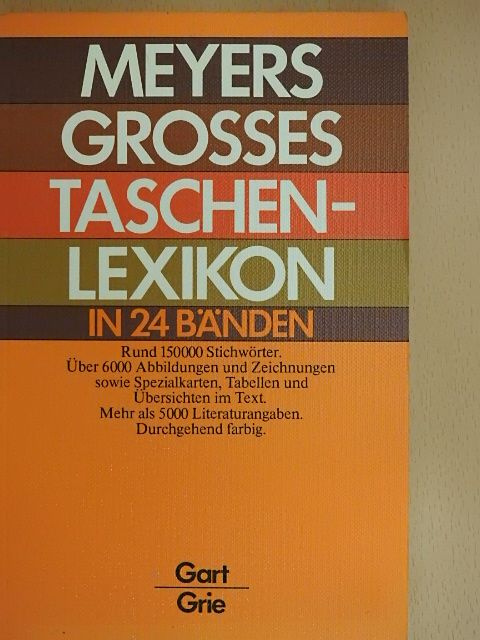Meyers grosses Taschenlexikon in 24 Bänden 8 (töredék) [antikvár]