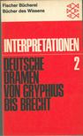 Deutsche Dramen von Gryphius bis Brecht [antikvár]
