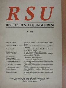 János S. Petőfi - Rivista di Studi Ungheresi 3/1988 [antikvár]
