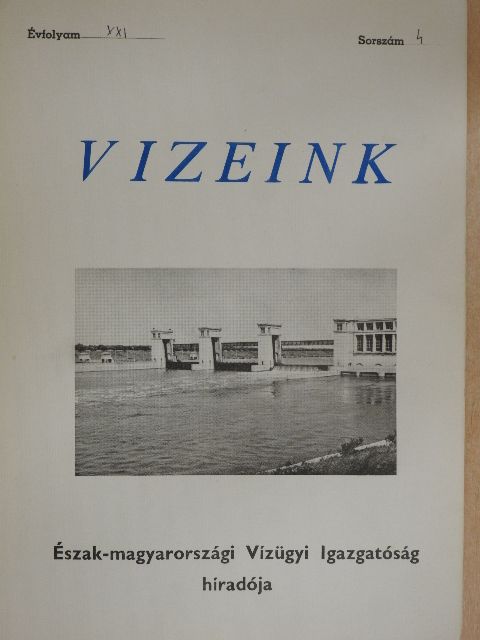 Kramcsák Endréné - Vizeink 1983/4. [antikvár]