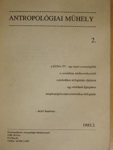 Biró A. Zoltán - Antropológiai műhely 1993. 2. [antikvár]
